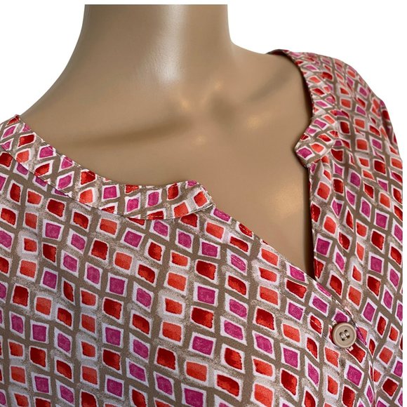 Catherines 1X Plus Size 3/4 Sleeve Top for Women, 18-20W Ladies Plus Size Blouse - Picture 1 of 11